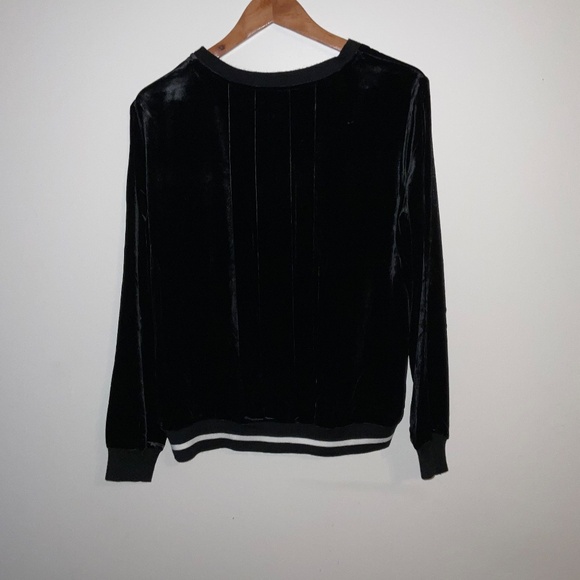 AG Jeans Velvet Long‑Sleeve Top – Women’s Size S, New with Tags - Picture 5 of 7